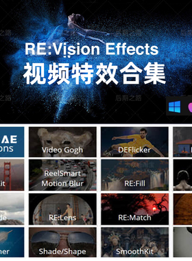 AE/PR视觉特效插件REVisionFX  Flicker/RE:Flex/RSMB/Twixtor