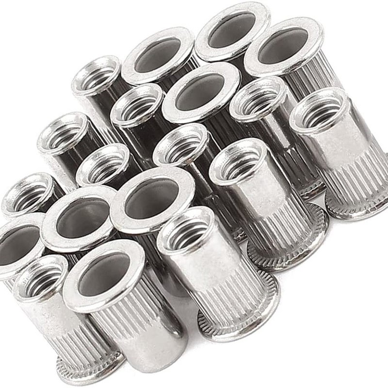 190pcs盒装不锈钢拉铆螺母M3M4M5M6M8M10组合套装平头铆