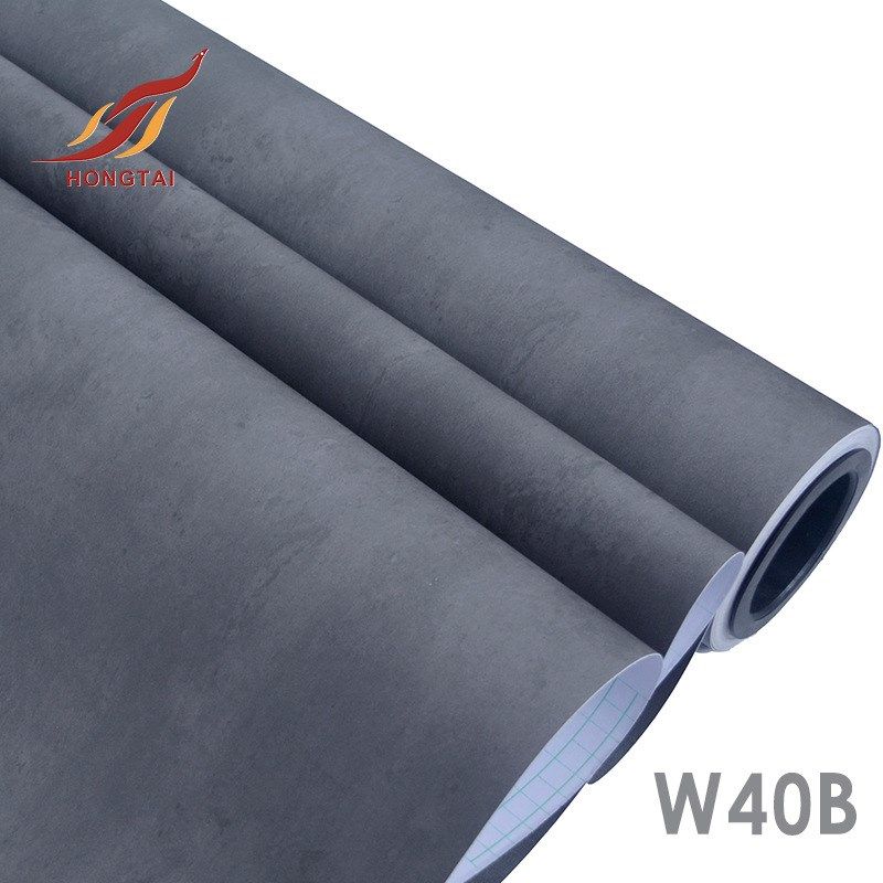 复古水泥灰工业风墙贴壁纸展会背景自粘墙纸PVC加厚防水自粘墙贴