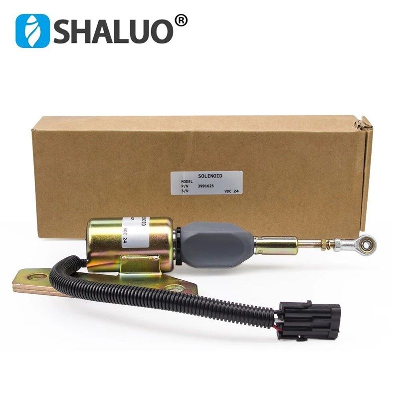 挖掘机配件 熄火开关 3991625 康明斯6BT熄火电磁阀 开关熄火器