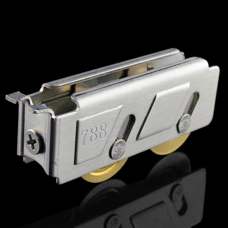 788型铝合金门窗滑轮2000A型窗滚轮757型不锈钢轱辘789型彩铝轮子