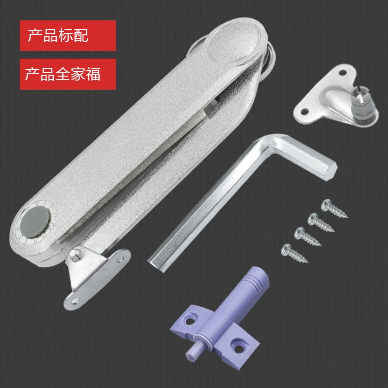 柜门重型撑杆任意停缓冲支撑杆加厚液压杆橱柜上翻门折叠支撑气杆