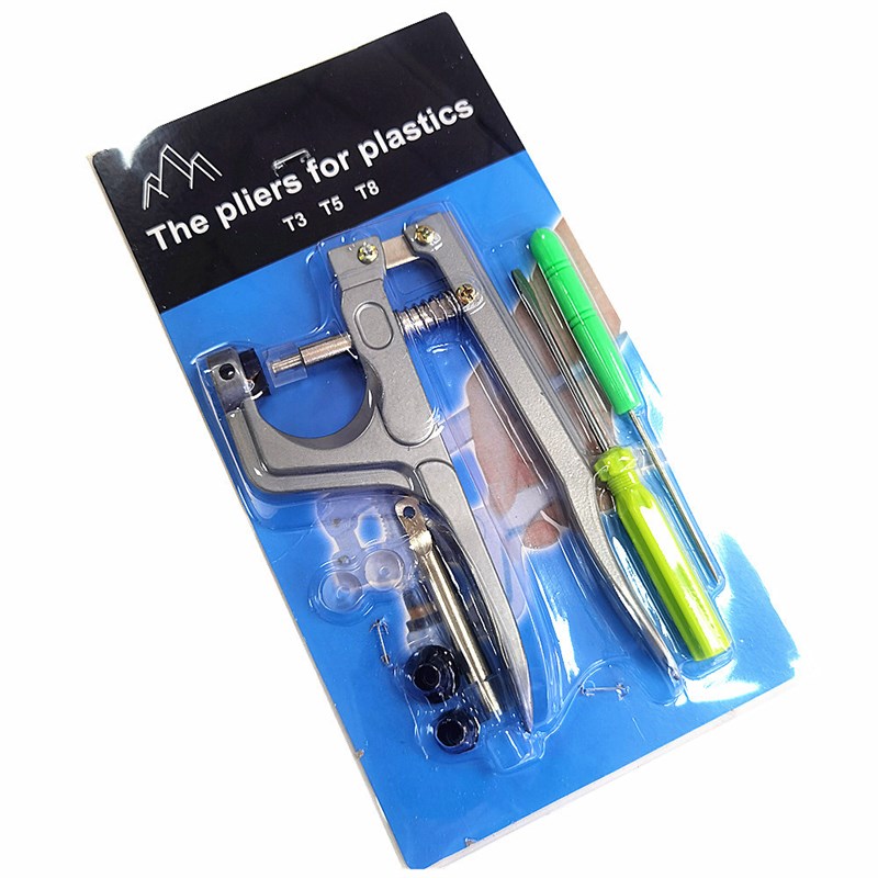 T3T5T8塑料四合扣手压钳 树脂扣手动钉扣机  安装工具 现货