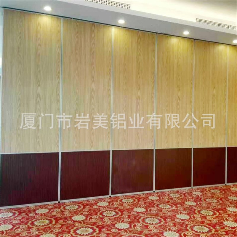 厂家直销 复古活动隔断 多功能厅活动隔断墙 中式风格活动隔断墙