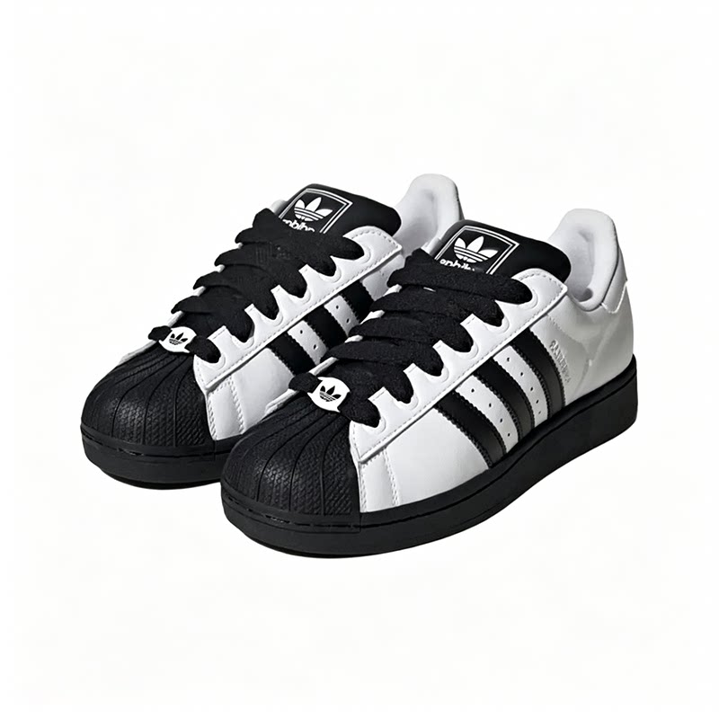 AdidasOriginals Superstar2情人节限定三叶草板鞋男女同款KK4473 - 实物图