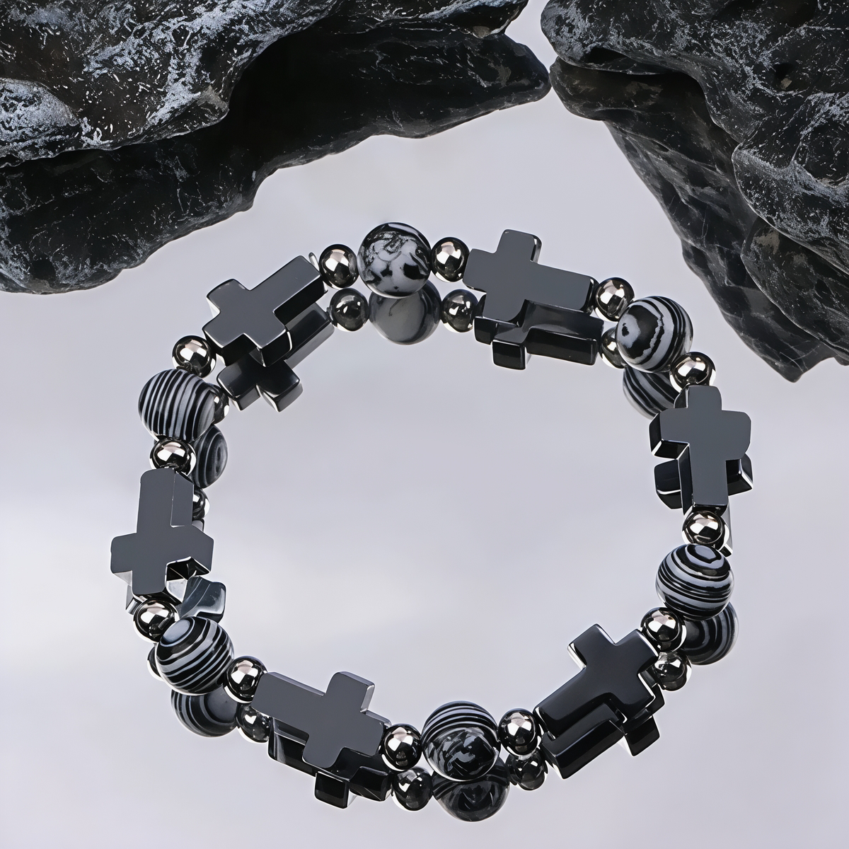 十字架手链男暗黑冷淡风高级感