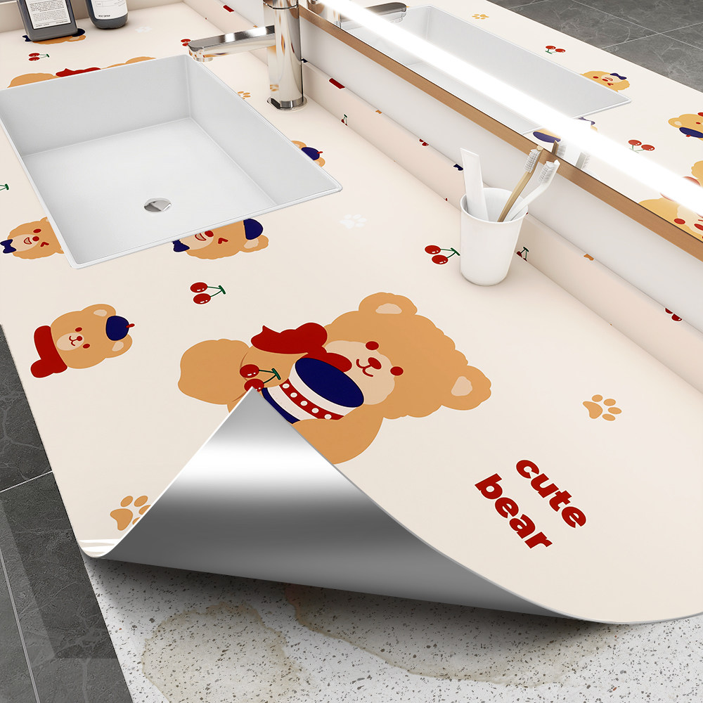 卫生间洗漱洗手台贴纸防水翻新浴室台面洗手盆边缘防水贴遮丑贴膜,家居饰品,软装墙贴,淘宝优惠券,粉丝福利购,淘宝优惠卷