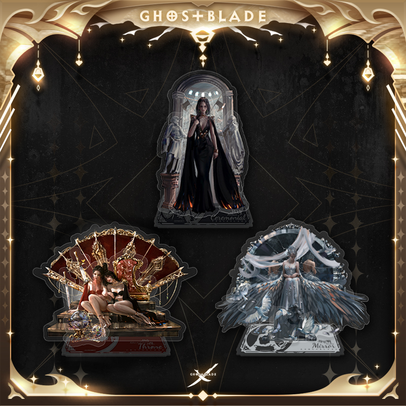 鬼刀组合场景人物立牌风玲/风玲×风曳/海琴烟wlop鬼刀插画现货