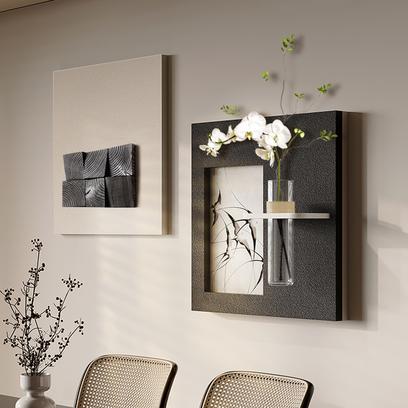 法式中古风餐厅装饰画立体