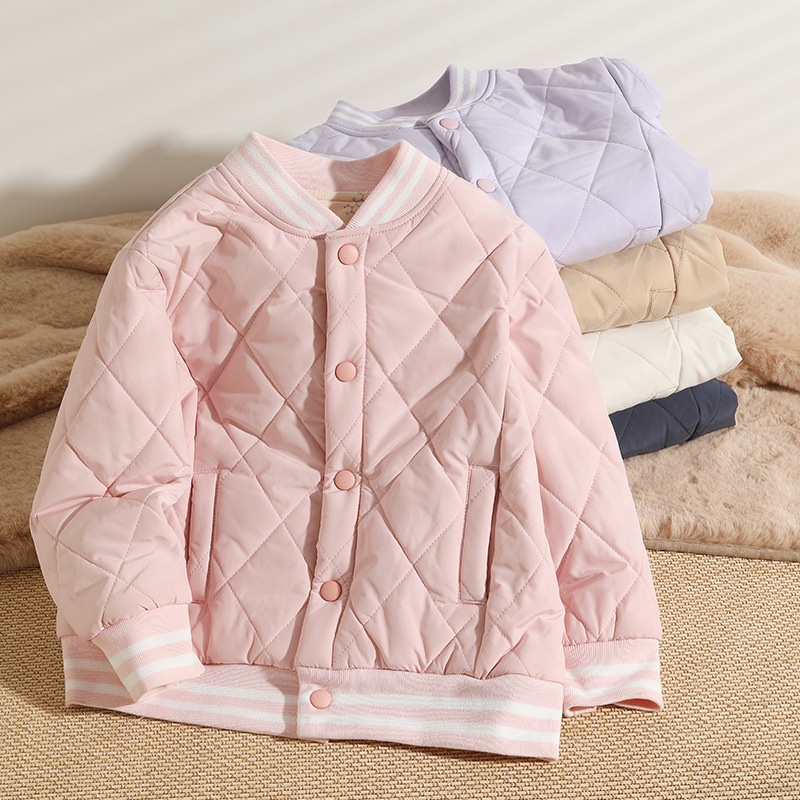 儿童棉袄外穿加厚男女通棉服夹棉中大童棒球服外套秋冬款棉衣百搭