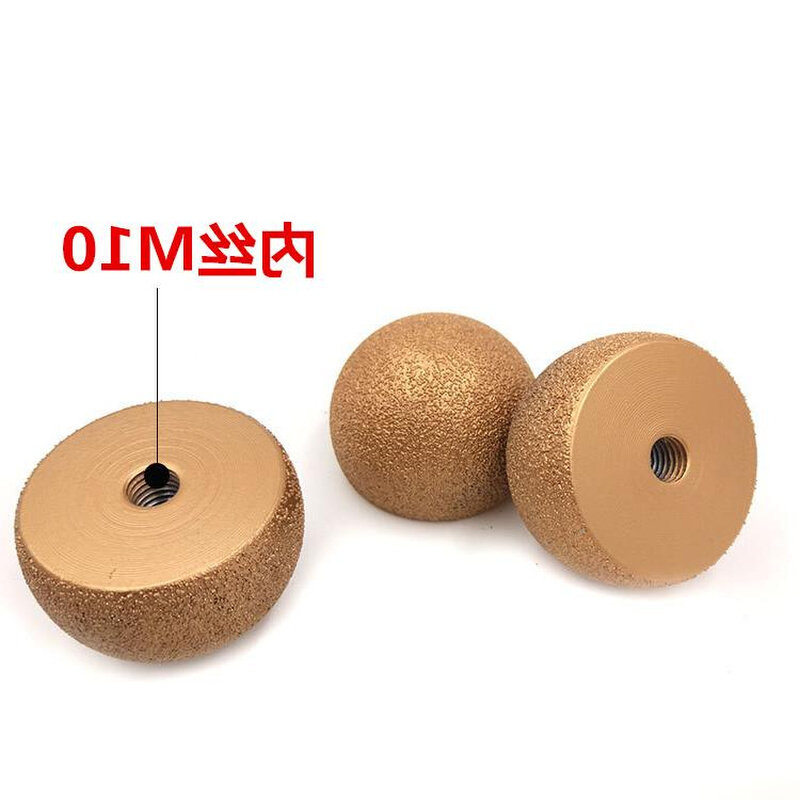 石材花盆鹅卵石内弧胆内弧形打头 金刚石磨磨头 钎焊蘑菇头打磨