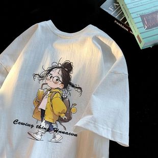 T恤男女百搭时尚 品牌出口外贸撤回尾货专柜～纯棉短袖 洋气上衣潮