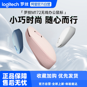 罗技M172无线鼠标迷你办公男女生办公鼠标便携电脑笔记本233
