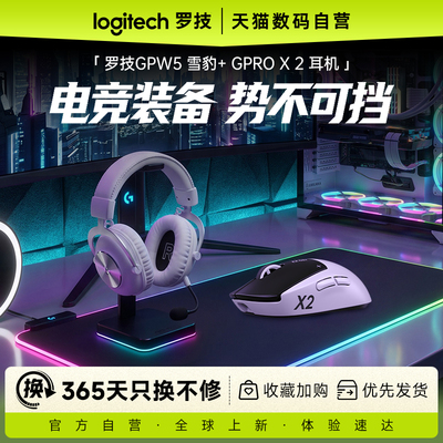 罗技GPW5雪豹+GPROX二代耳机