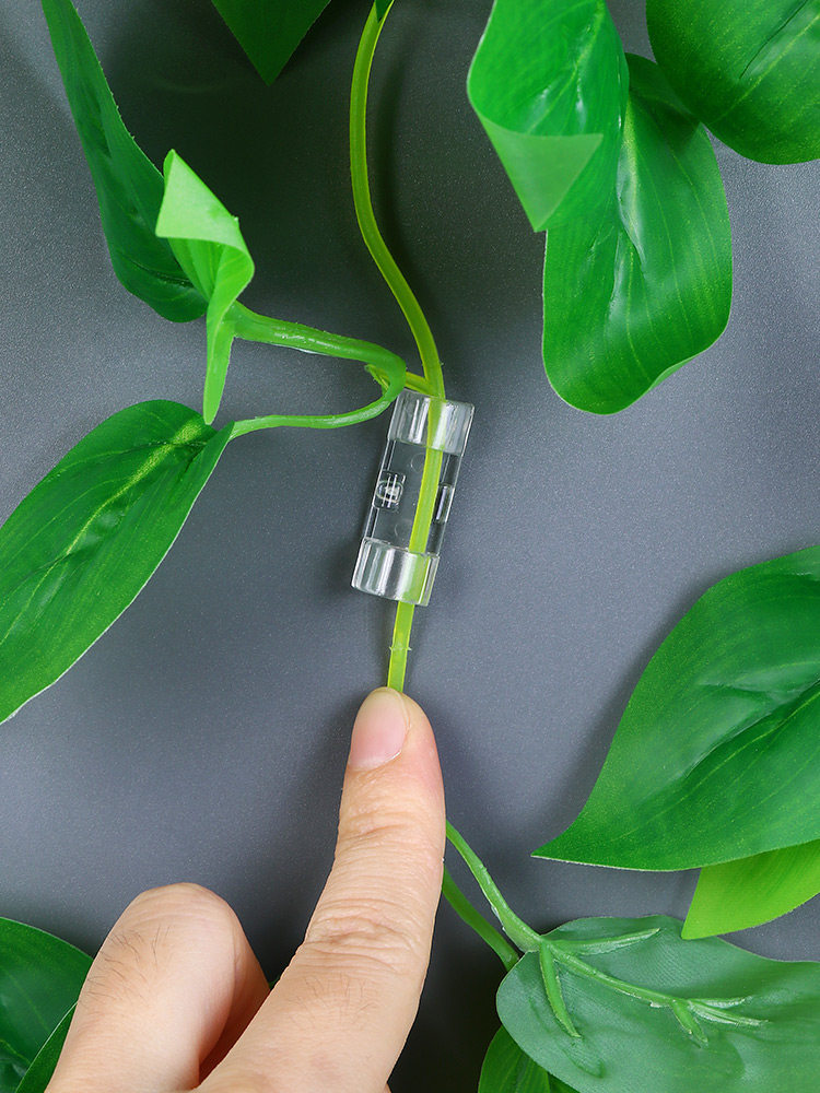 绿萝爬墙固定器绿植花爬藤卡子植物挂钩卡扣夹子粘勾透明缠绕线扣