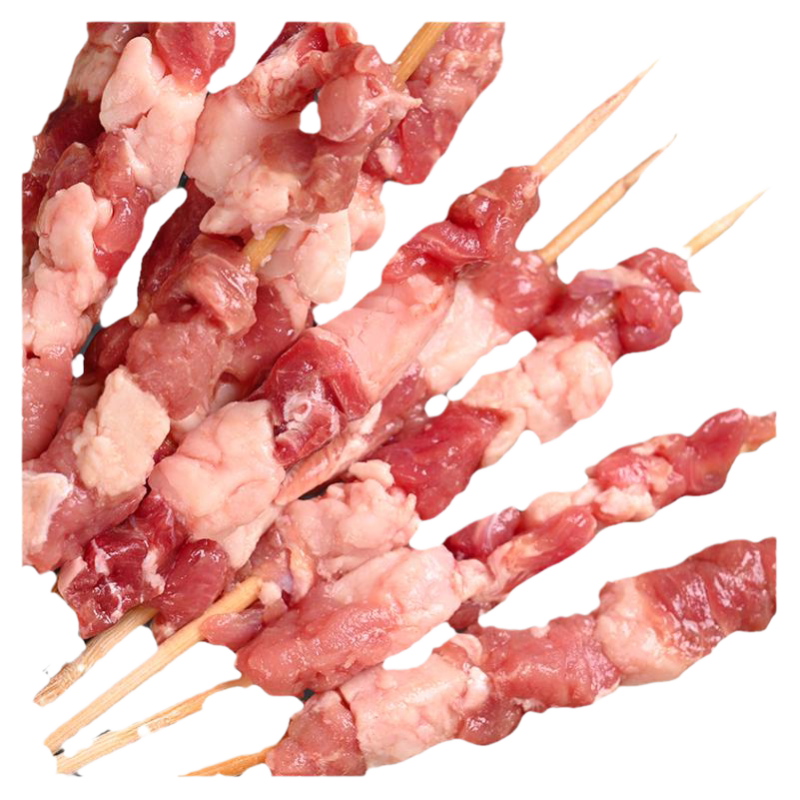 90串羊肉串烧烤食材商用