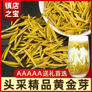 高端黄金牙茶叶特级2024新茶安吉珍稀高级白茶嫩芽黄金芽礼盒装