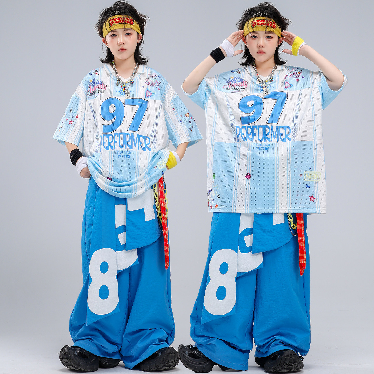 少儿街舞套装嘻哈童潮服男