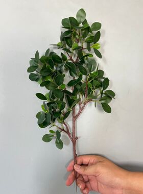 厂家现货 仿真植物米兰叶松枝 新中式盆栽迎客松 园林装饰假花