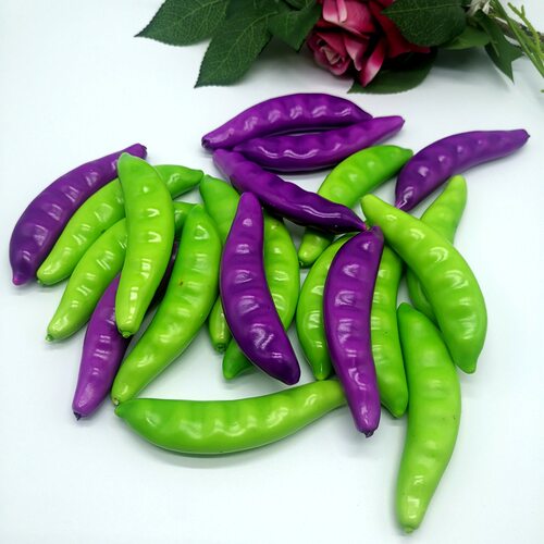 仿真蔬菜模型 假四季豆长豆青豆扁豆假蔬菜模型橱柜摆设拍摄道具
