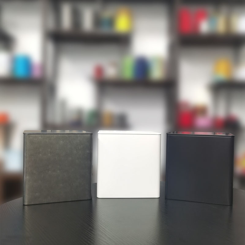 大号方形铁罐收纳盒茶叶茶饼铁盒大红袍铁罐源头工厂现货批发