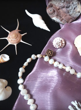 狮心王理查/天国王朝 水晶奇谭原创天然淡水巴洛克珍珠项链