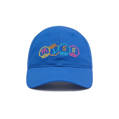 Melting Sadness 贝壳Karoro主题刺绣尼龙弯檐帽