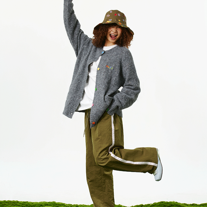 Melting Sadness MTSS宽松刺绣开衫 2025年秋