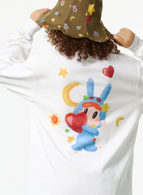 Melting Sadness MTSS手绘数码印花长袖T恤 2025年秋