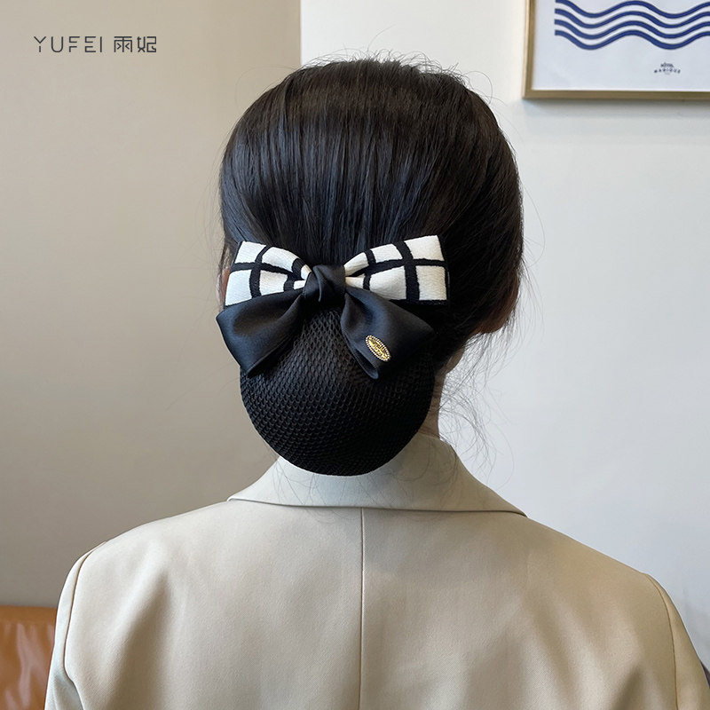 护士头花女职业发网空乘盘发网兜银行医院酒店服务员工作头饰发饰