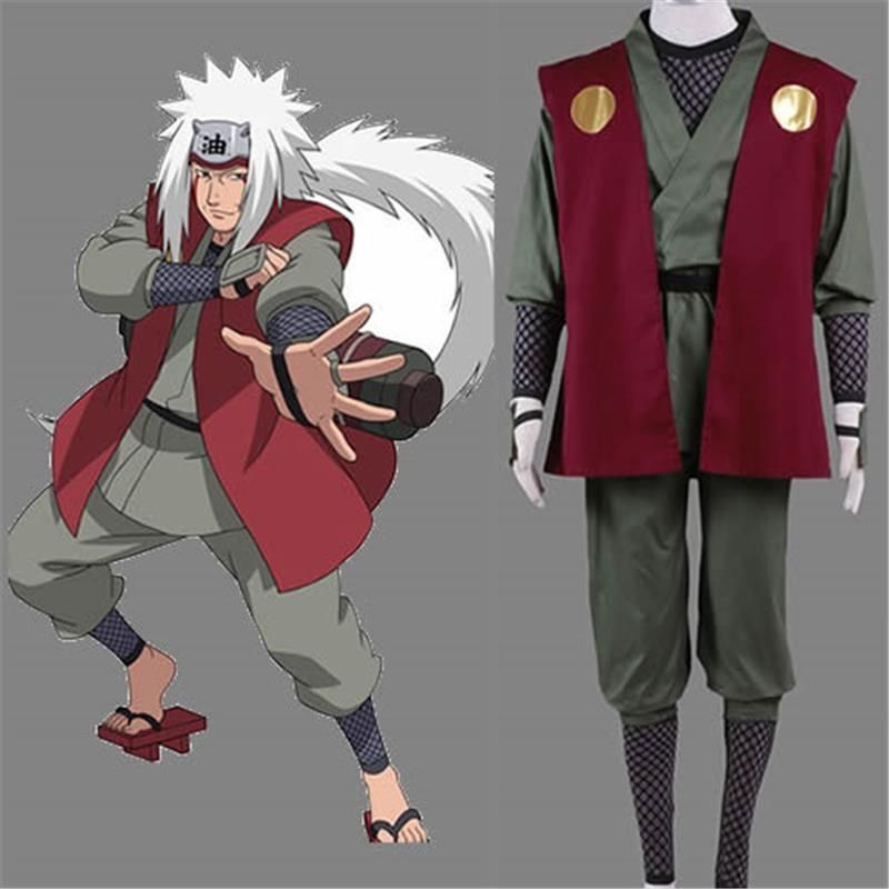 Cosplay服装 火影忍者-自来也装1代-仙人装 Cosplay男装图片