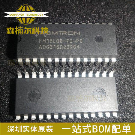 全新 FM18L08-70-PG DIP28 256KB的字节宽度FRAM存储器芯片IC