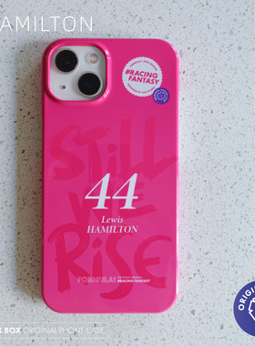 汉密尔顿Pink菲林半包手机壳#RacingFantasy F1赛车原创周边