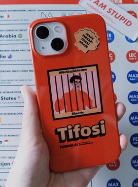 铁佛寺当场拿下比诺托 红色菲林半包手机壳 F1赛车原创周边