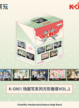 正版KON轻音少女平泽唯琴吹袖中野梓秋山澪田井中律徽章吧唧周边