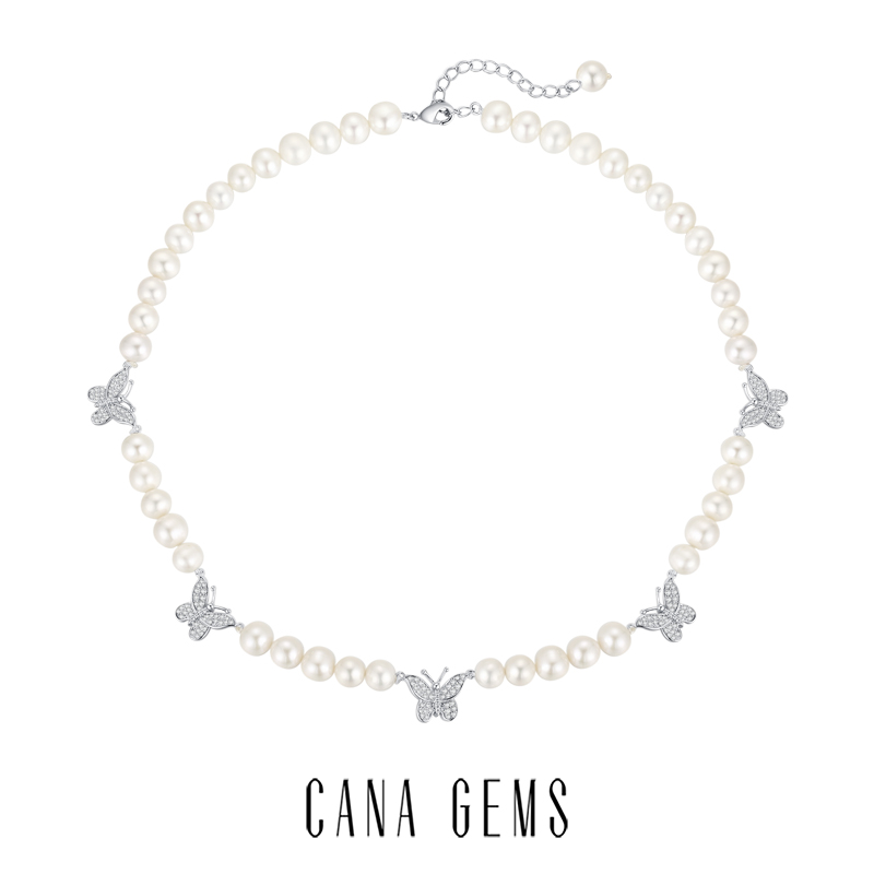 CANAGEMS铜镀金淡水珍珠