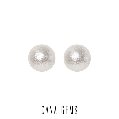 CANA GEMS 棉花珍珠系列耳钉 百搭款耳饰 PD0459
