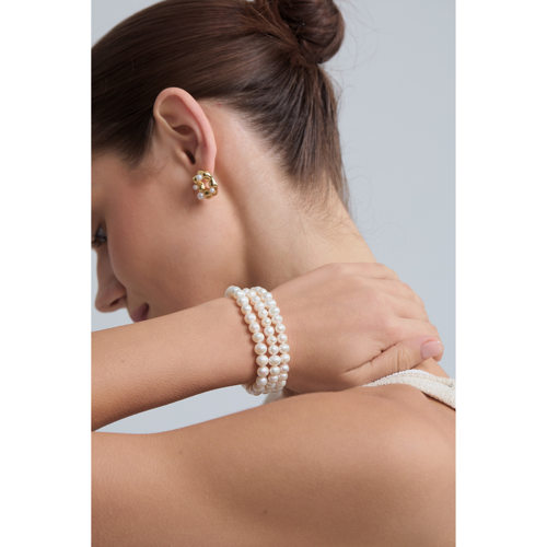 CANA GEMSPD0655 三圈弹力绳珍珠手串两戴款 气质百搭女珍珠手串