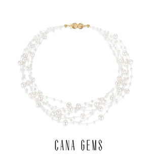 CANA 七层满天星珍珠项链重磅仙女气质轻奢百搭配饰 GEMSPD0231