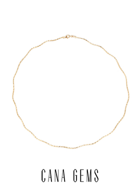 波浪项圈CANAGEMS925银