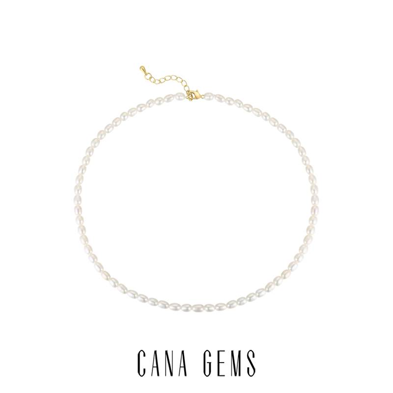 CANAGEMS铜镀金淡水珍珠