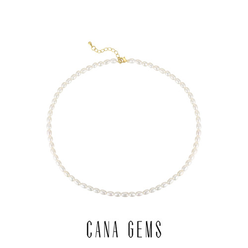 CANAGEMS铜镀金淡水珍珠