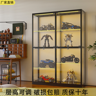 乐高展示柜家用模型玩具玻璃展示柜防尘展示架动漫手办展示柜定制