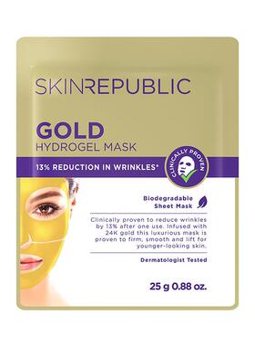 skinrepublic水凝胶面膜系列黄金抗衰面颊下额提拉紧致视黄醇维A