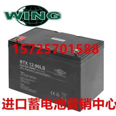 WING蓄电池BTX12-90LS通讯基站