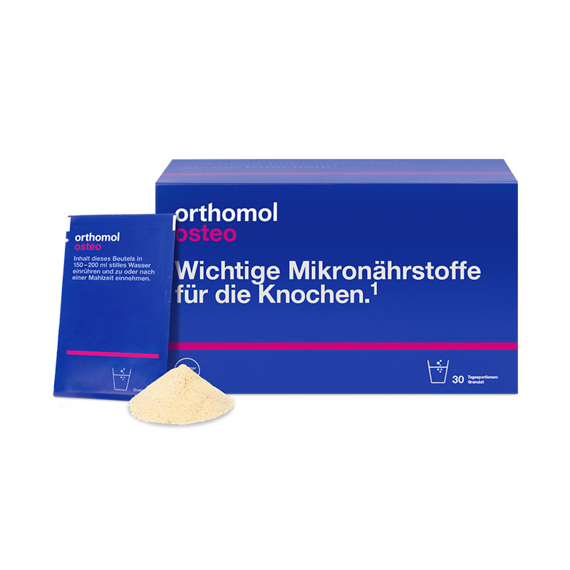 德国Orthomol Osteo奥适宝壮骨补钙柠檬酸钙维生素复合营养素冲剂