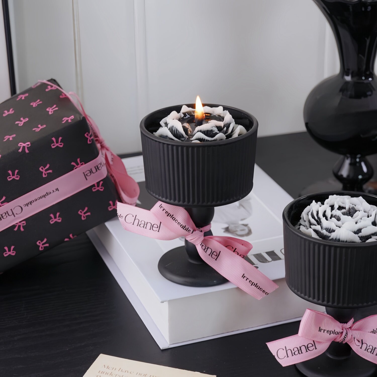 茉莉山茶花香薰蜡烛礼盒家用卧室内生日伴手礼物送女生朋友闺蜜