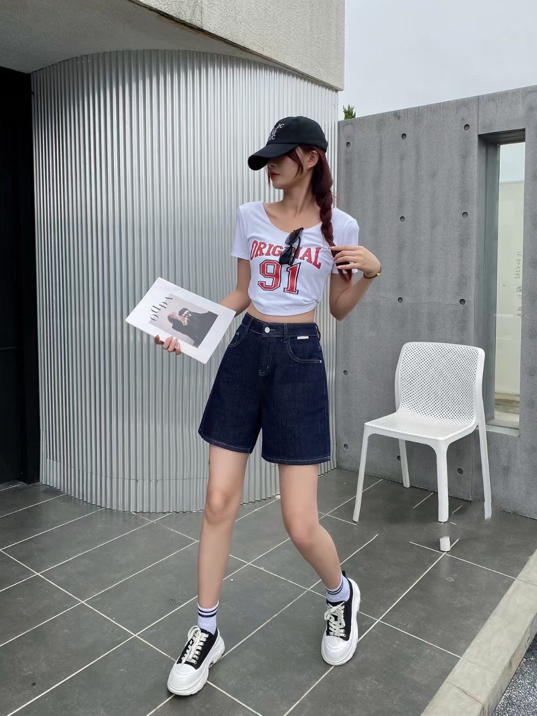 防褪色四分裤轻奢百搭凉感潮流靓