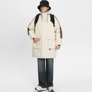 羽绒服男胖子加肥加厚国标80绒长版 特大码 白鸭绒外套男 中长款 冬季