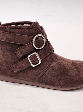 37080加绒特价清版圆头厚底短靴雪地靴